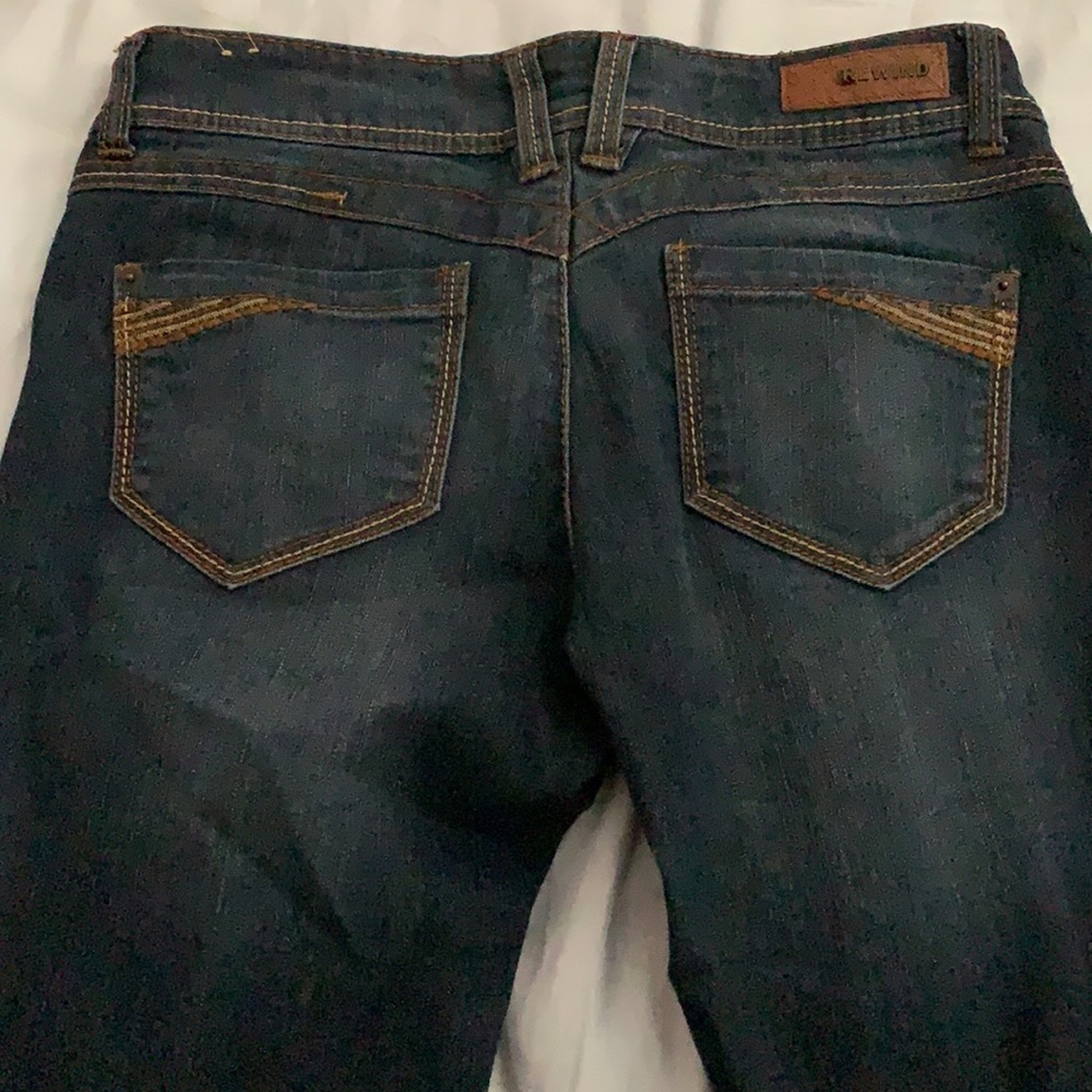 Rewind Size 9 Skinny Jeans/Jeggings dark blue